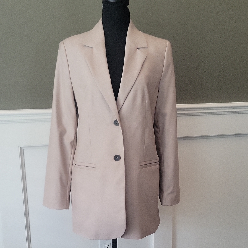 Mango Light Beige Blazer
